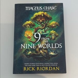 Magnus Chase: 9 From the Nine Worlds by Rick Riordan - Green Cover